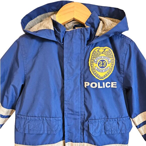 Carter's Policeman Rain Jacket Blue Size 12 Months - Picture 2 of 6